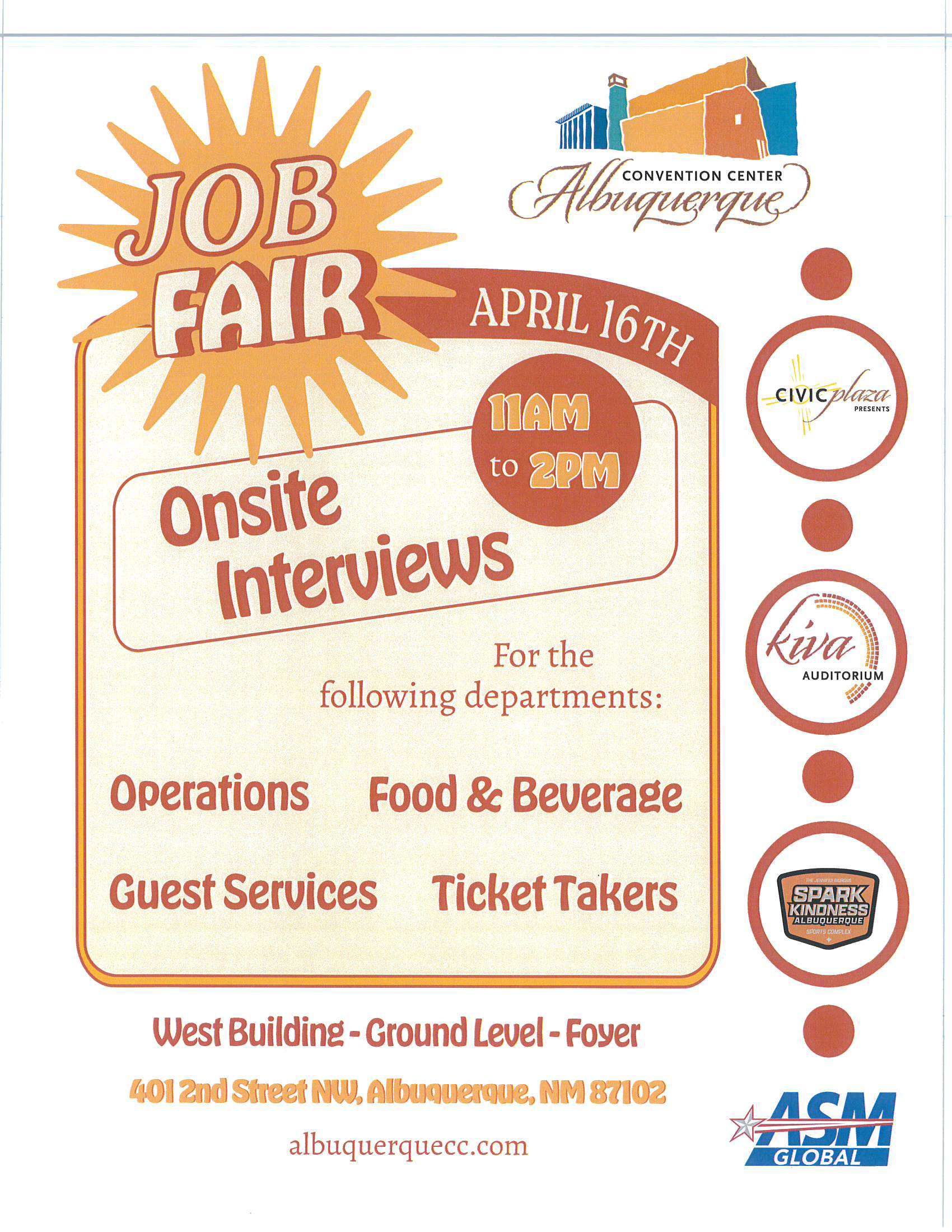 Job Fair flyer