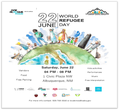 June 22nd is World Refugee Day