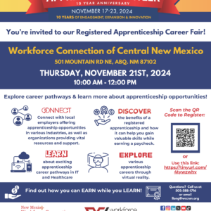 National Apprenticeship Week on November 17 to 23 - Flyer